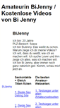 Mobile Screenshot of bijenny.info